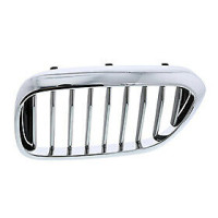Решітка радіатора ліва BMW 5 G30 17- (Тайвань) хром / хром / чорний глянець 51137383519