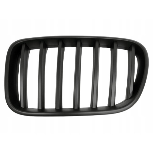Решітка радіатора ліва BMW X3 F25 2010-2014 (Тайвань) чорна 51117237421 