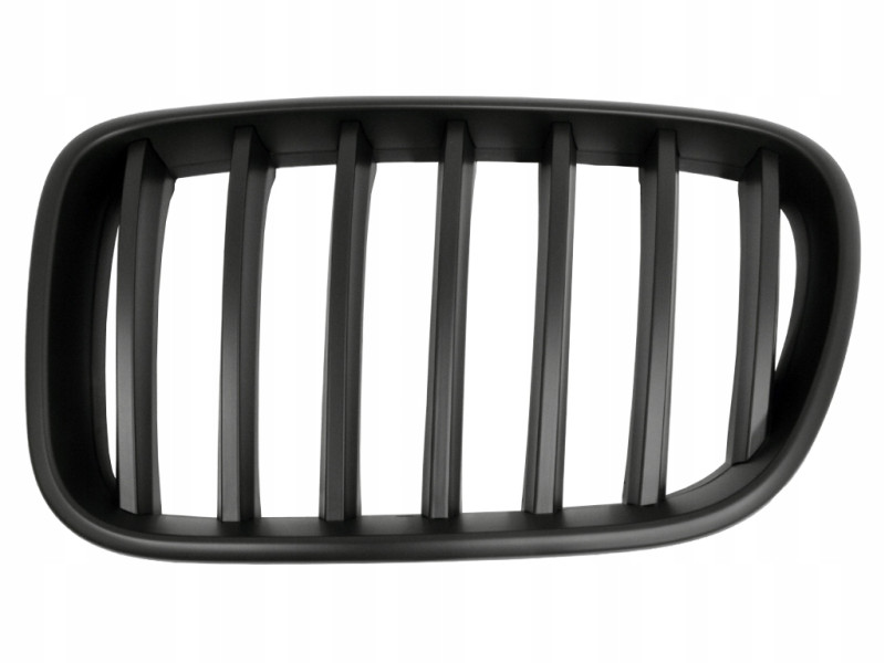 Решітка радіатора ліва BMW X3 F25 10-14 (Тайвань) чорна 51117237421 