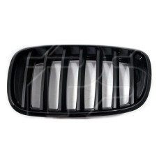 Решітка радіатора ліва BMW X5 E70 10-13 (Тайвань) чорна матова