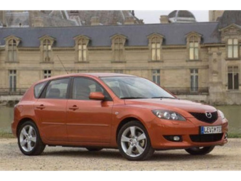 Решітка радіатора Mazda 3 BK 2004-2006 хетчбек, грунт. FPS BP4M50710B33