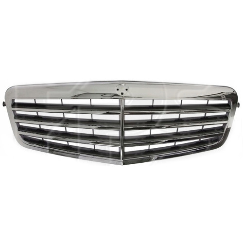 Решітка радіатора Mercedes E-class W212 Avantgarde 2009-2012 (TP) хром, чорна