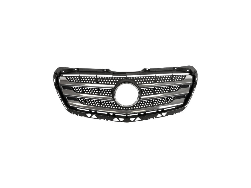 Решітка радіатора Mercedes Sprinter W906 13-18 (Тайвань) з хром. молд., без накладки 9068800885