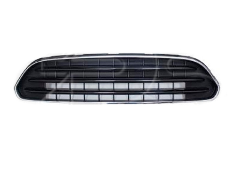 Решітка радіатора Mini Countryman F60 Base 17-20 (Тайвань) чорний глянець, хром молд.