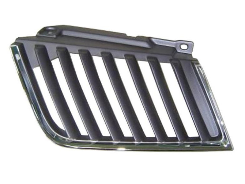 Решітка радіатора Mitsubishi L200 05-10 ліва, хром/чорний (FPS) 7450A187