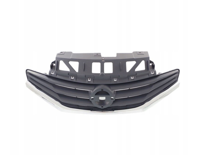 Решітка радіатора Nissan Note 13-17 (Тайвань) сірий глянець хром молд. 623103VY0A