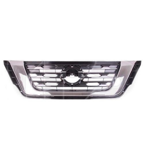 Решітка радіатора Nissan Pathfinder R52 2017-2020 (Тайвань) хром, чорна