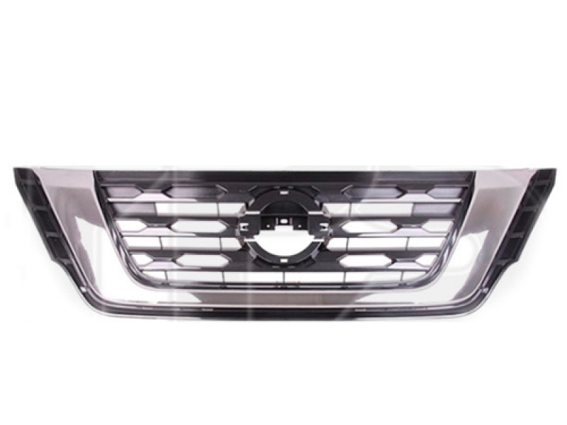 Решітка радіатора Nissan Pathfinder R52 17-20 (Тайвань) хром, чорна