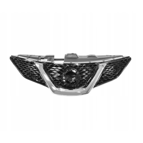 Решітка радіатора Nissan Qashqai J11 2014-2017 (Signeda) з отв. під камеру 623104EA1D