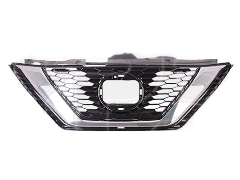 Решітка радіатора Nissan Qashqai 17-21 (Тайвань) з отв. під камеру 62310HV32A