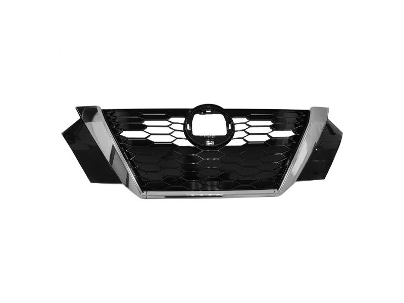 Решітка радіатора Nissan Sentra 19- (Тайвань) чорний глянець / хром 623106LB0A 