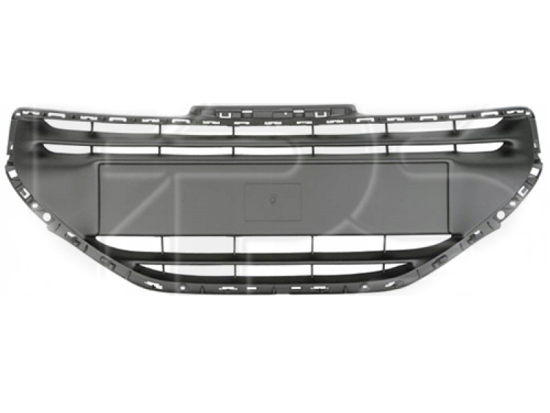 Решітка радіатора Peugeot 208 12-16 (Тайвань) смуги, без молдинга