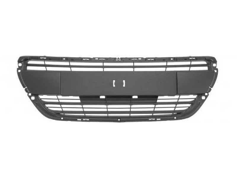 Решітка радіатора Peugeot 208 12-16 (Тайвань) смуги, без молдинга 9810920180