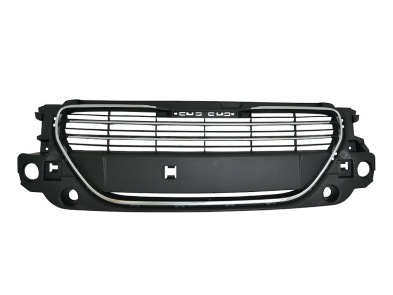 Решітка радіатора Peugeot 301 13-17 з хром молдингом (Тайвань) 9676946780
