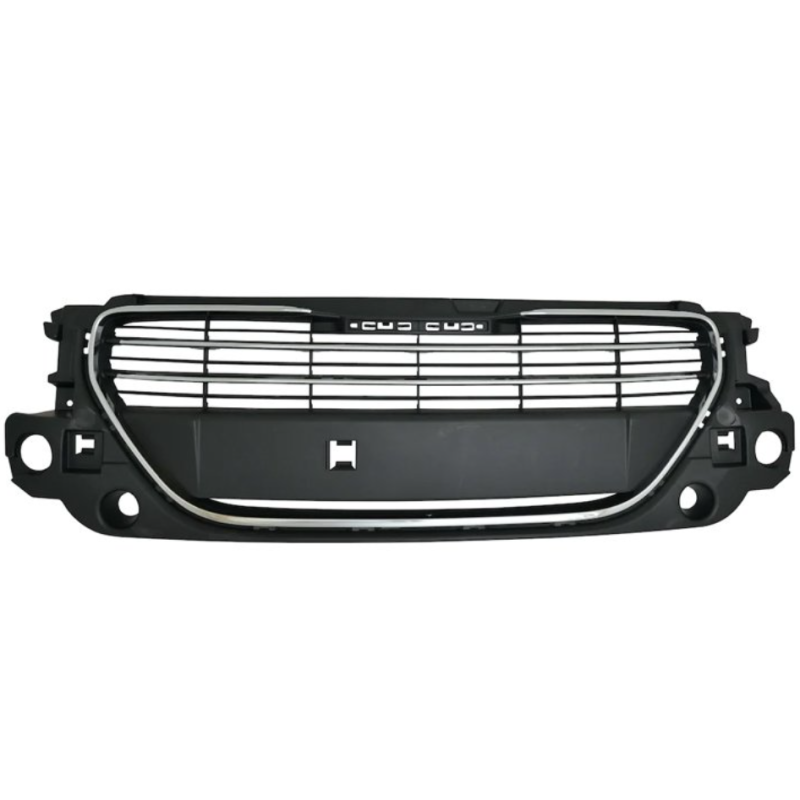 Решітка радіатора Peugeot 301 13-17 з хром молдингом (Тайвань) 9676946780