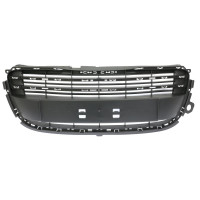 Решітка радіатора Peugeot 508 11-14 (Тайвань) чорна, без молдингів