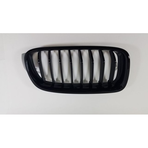 Решітка радіатора права BMW 3 F30 Sport 2012-2015 (Тайвань) чорний глянець 51117464494