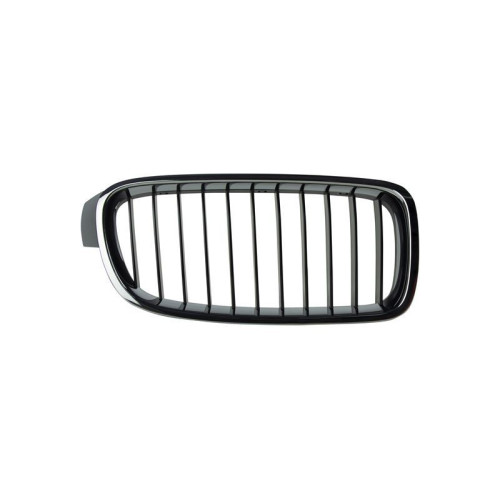 Решітка радіатора права BMW 3 F30 Standart 2012-2015 (Тайвань) хром, чорний мат 51137255412
