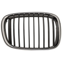 Решітка радіатора права BMW 5 E39 96-00 чорна з хром рамкою (FPS) 51138159316