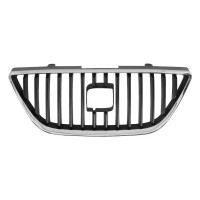 Решітка радіатора Seat Ibiza 09-12 (Тайвань) з хром. молд. 6J08536519B9