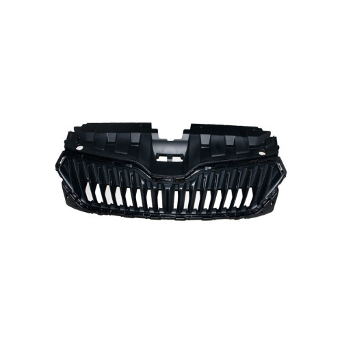 Решітка радіатора Skoda Fabia 3 2018-2021 (Тайвань) без молд. 6V0853653C9B9