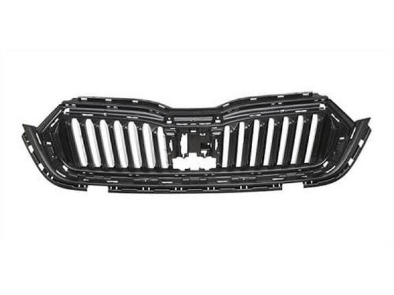 Решітка радіатора Skoda Octavia A8 20- (Тайвань) чорна 5E3853653ZD4