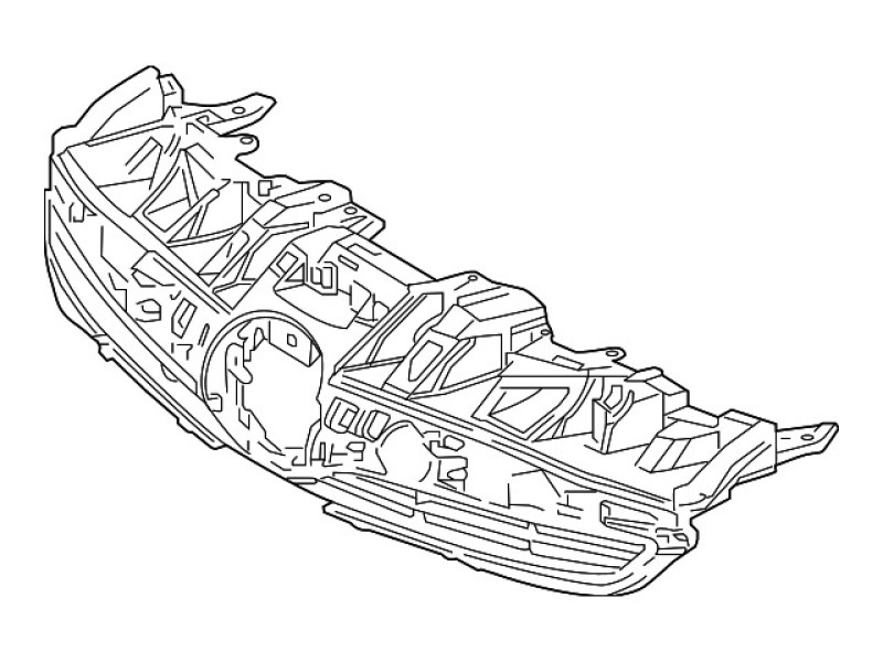 Решітка радіатора Toyota Prius 15-19 (Тайвань) з отв. під п/тронік 5310147032