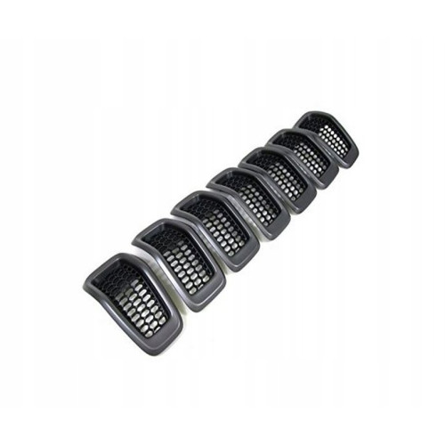 Решітки в капоті Jeep Cherokee KL 2013-2018 (Тайвань) комплект, сірі 5RB21XS9AB, 6CY39XS9AC