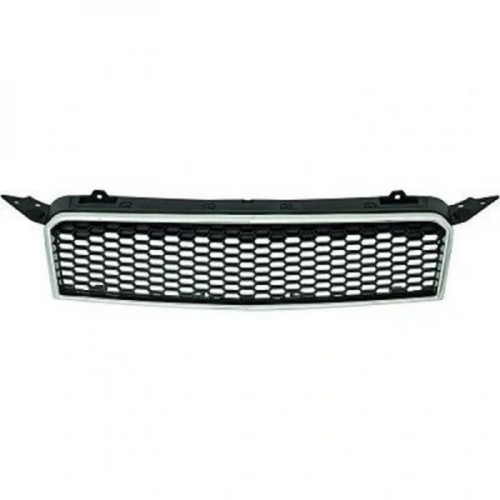 Решітка радіатора верхня Chevrolet Aveo T255 2008-2012 хетчбек (Китай) з хром. молд. 96808248