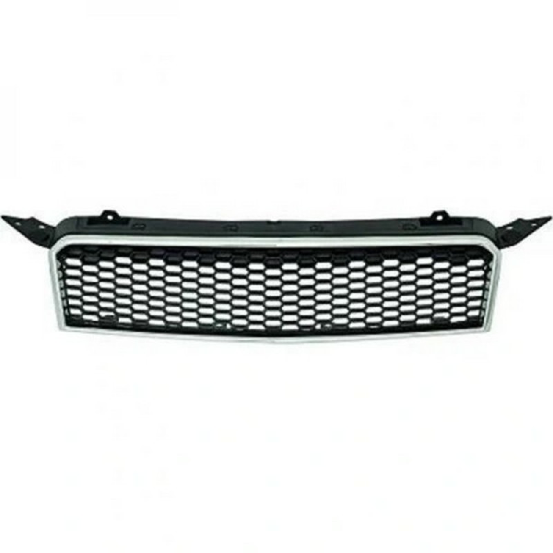 Решітка радіатора верхня Chevrolet Aveo T255 08-12 хетчбек (Китай) з хром. молд. 96808248