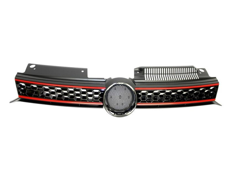 Решітка радіатора VW Golf 6 GTI 08-12 (Signeda) 5K0853651AKATK