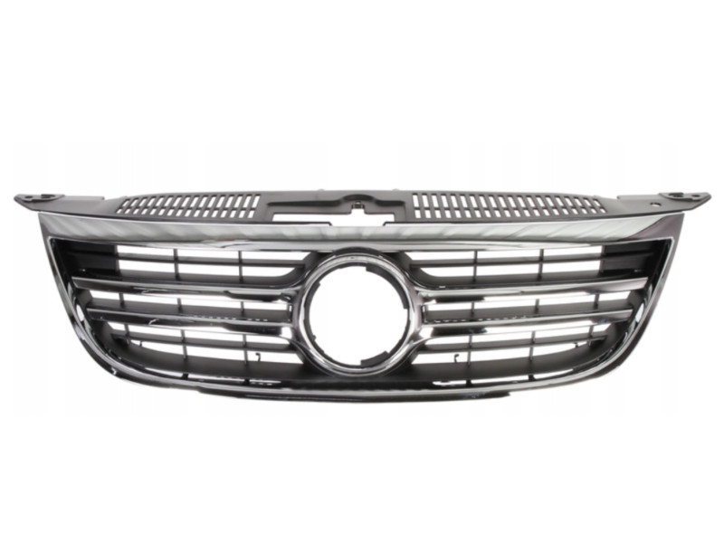 Решітка радіатора VW Tiguan I 2007-2011 хром, чорна (Tempest) 5N0853651C2ZZ
