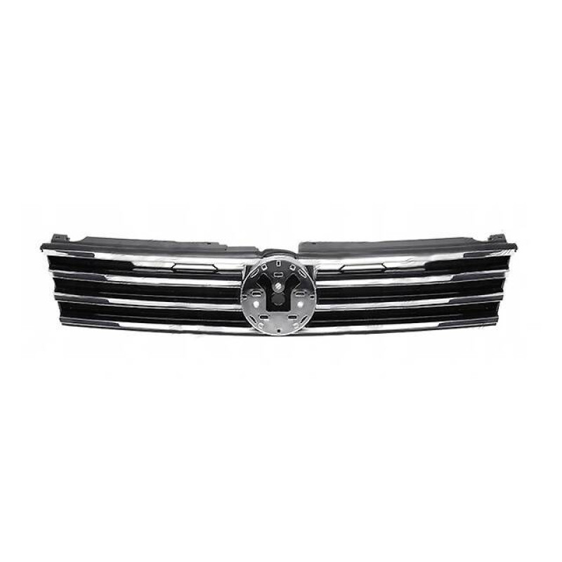 Решітка радіатора VW Touareg 2 14-18 (Polcar) хром 7P6853651L