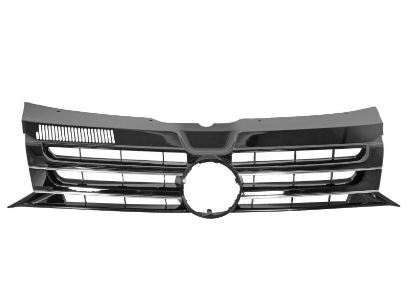 Решітка радіатора VW Transporter T5 10-15 чорн/хром (Polcar) 7E5853651NPU