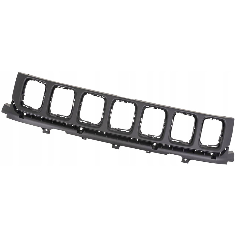 Решітка радіатора зовнішня Jeep Compass 17-21 (Тайвань) чорний глянець 6BA20TZZAB