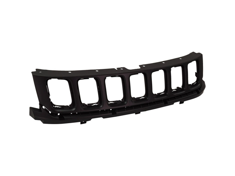 Решітка радіатора зовнішня Jeep Compass 17-21 (Тайвань) чорний мат 6BA20TZZAB