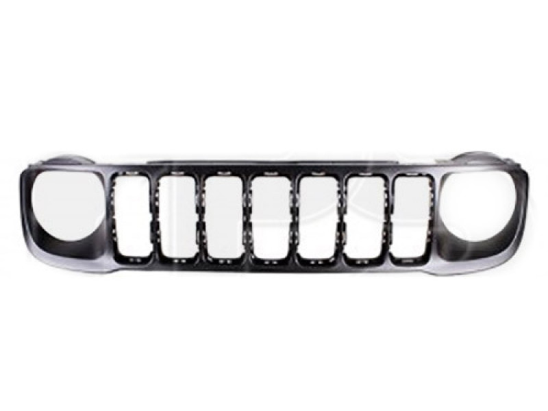 Решітка радіатора зовнішня Jeep Renegade Trailhawk 19- (Тайвань) сіра