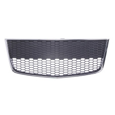 Решітка редіатора нижня Chevrolet Aveo T255 2008-2012 хетчбек, з хром. молдингом (FPS) 96813738