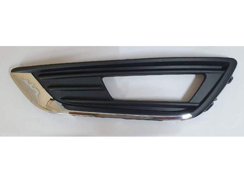 Решітка бампера Ford Focus 15 - ліва з хром молдингом (FPS) F1EB15A299D