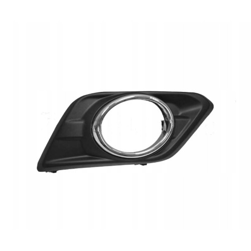 Решітка переднього бампера права Nissan X-Trail T32 2014-2017 (Тайвань) з отвором хром окуляр 622564BA0B
