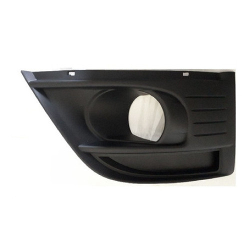 Решітка переднього бампера ліва Citroen C4 Picasso 2007-2010 (Тайвань) з отвором