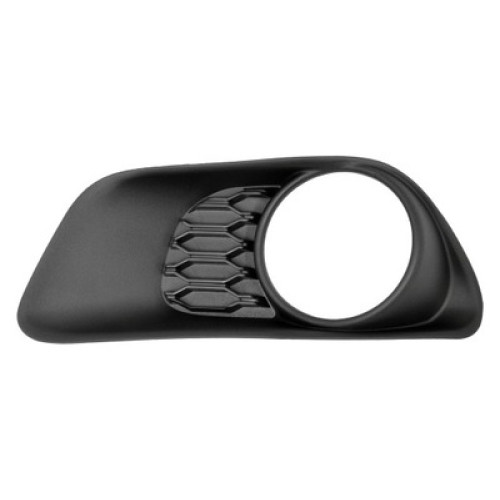 Решітка переднього бампера ліва Dodge Grand Caravan, Chrysler Voyager, Town and Country 11-19 (Тайвань) з отвором 68100699AA