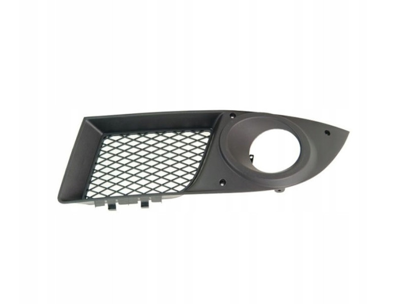Решітка переднього бампера ліва Fiat Doblo 05-09 (Тайвань) з отвором 735417169