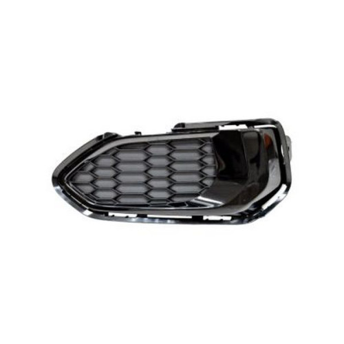 Решітка переднього бампера ліва Honda Jazz / Fit 2017-2020 (Тайвань) без отвора, текстура глянець 71108-T5R-A50