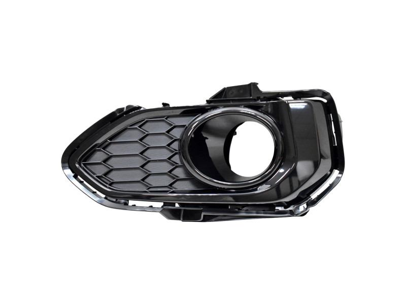 Решітка переднього бампера ліва Honda Jazz / Fit 17-20 (Тайвань) з отвором, текстура глянець 71108-T5R-A60