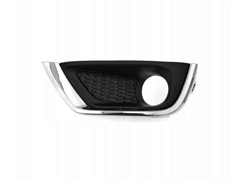 Решітка переднього бампера ліва Jeep Compass 17-21 (Китай) з молдингом 5UP97RXFAB