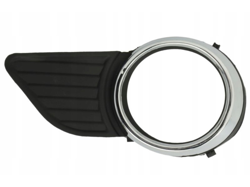 Решітка переднього бампера ліва Toyota Sienna 10-17 (Тайвань) з отвором хром окуляр 5204008010