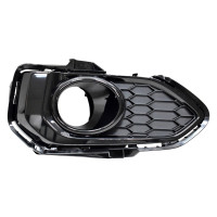 Решітка переднього бампера права Honda Jazz / Fit 17-20 (Тайвань) з отвором, текстура  глянець 71103-T5R-A60