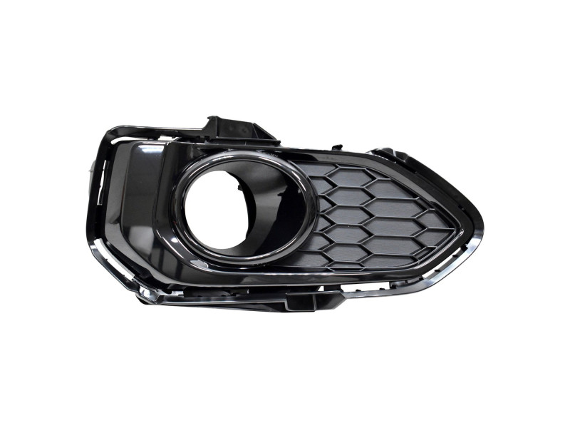 Решітка переднього бампера права Honda Jazz / Fit 17-20 (Тайвань) з отвором, текстура глянець 71103-T5R-A60