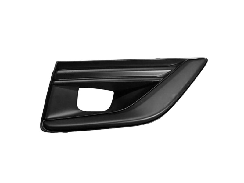 Решітка переднього бампера права Infiniti Q50 17- (Тайвань) з отв., чорна 62256-6HH0C